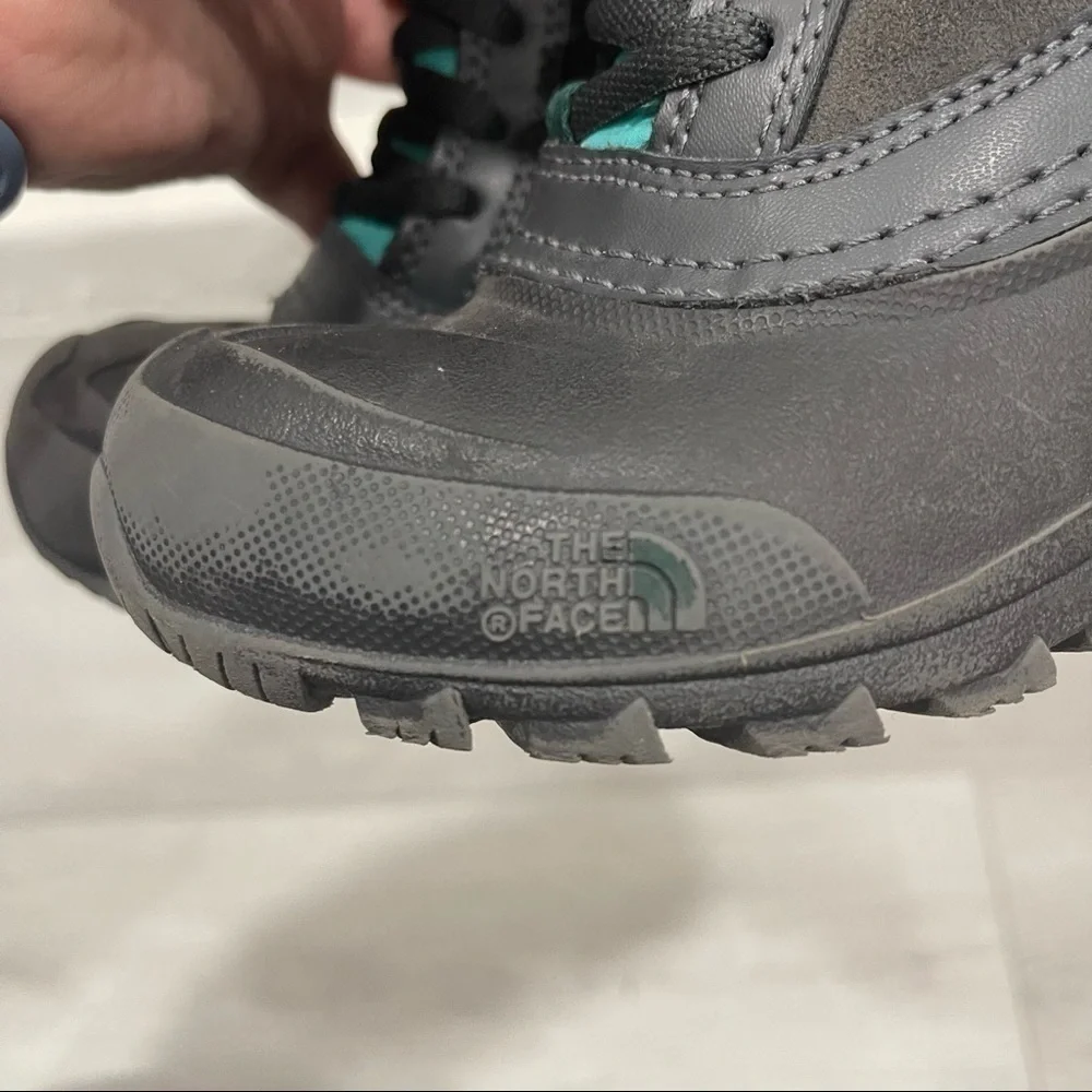 The North Face Youth Thermaball Shellista Boot Winter Night Teal Size 12 Girls